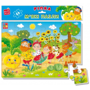 Гра розвиваюча м'які пазли А4 Ріпка